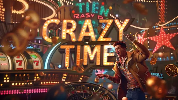 VIBROBET Crazy Time UK studio action with Cash Hunt, Coin Flip and dynamic live gameplay VIBROBET Crazy Time UK studio action